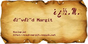 Ávéd Margit névjegykártya